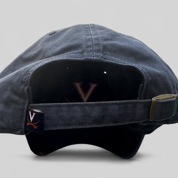 UVA Women's Baseball Hat Blue Virginia Cavaliers Logo Snap Closure Adjustable - Picture 4 of 8
